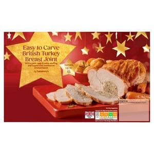 Sainsbury's 1.28kg Stuffed Turkey Breast Joint