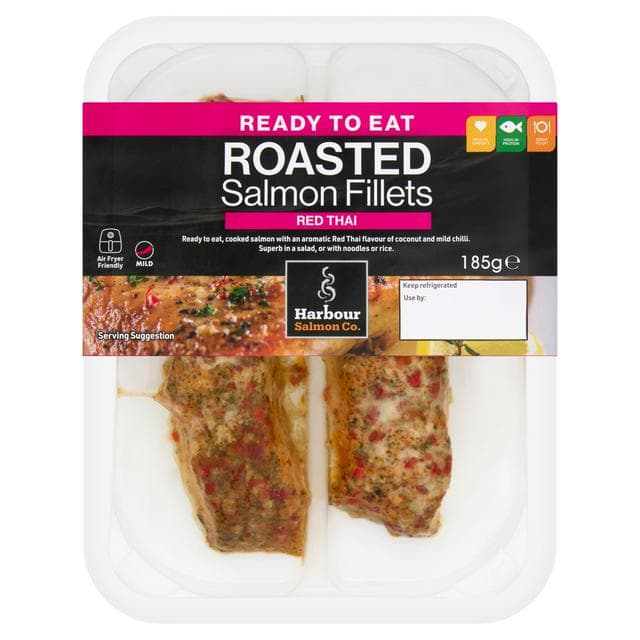 Harbour Salmon Co. 185g Red Thai Roasted Salmon Fillets - gallery image 1
