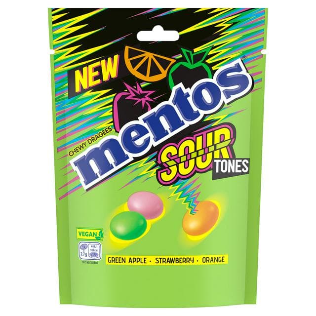 Mentos 150g Sour Tones Chewy Dragees - gallery image 1