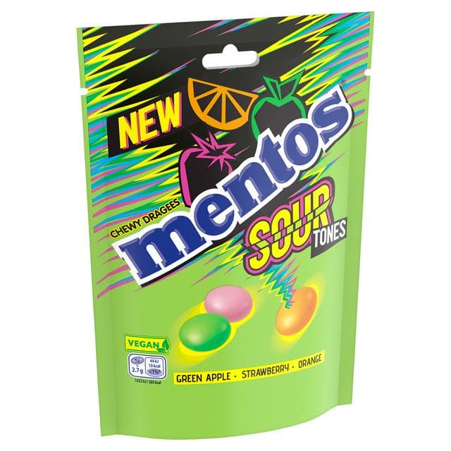 Mentos 150g Sour Tones Chewy Dragees - gallery image 4
