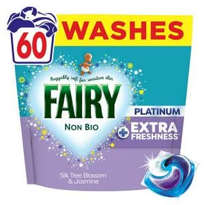 Fairy 60 Washes Non Bio Capsule Pods