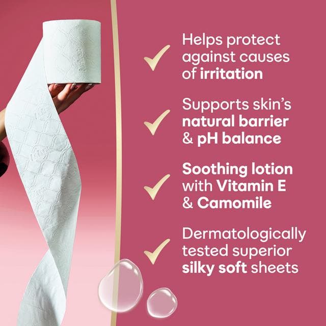 Andrex Skin Protect 4 x Standard Toilet Tissue Rolls - gallery image 4