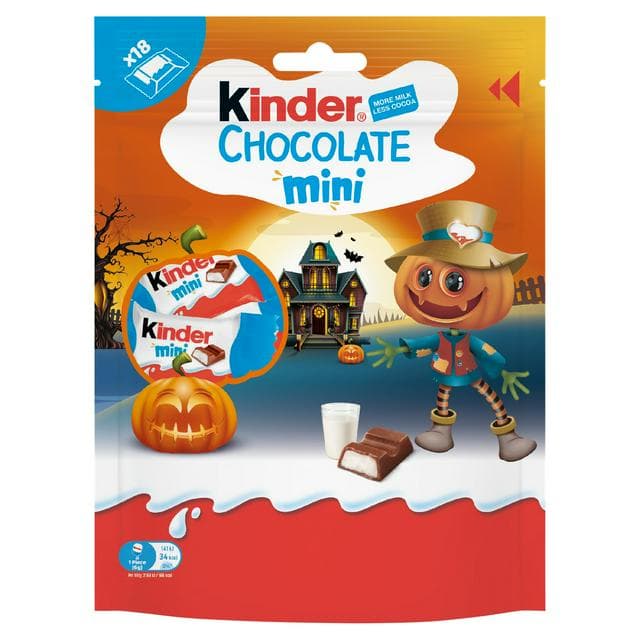 Kinder 18 x Mini Chocolate Halloween Bag 120g - gallery image 1