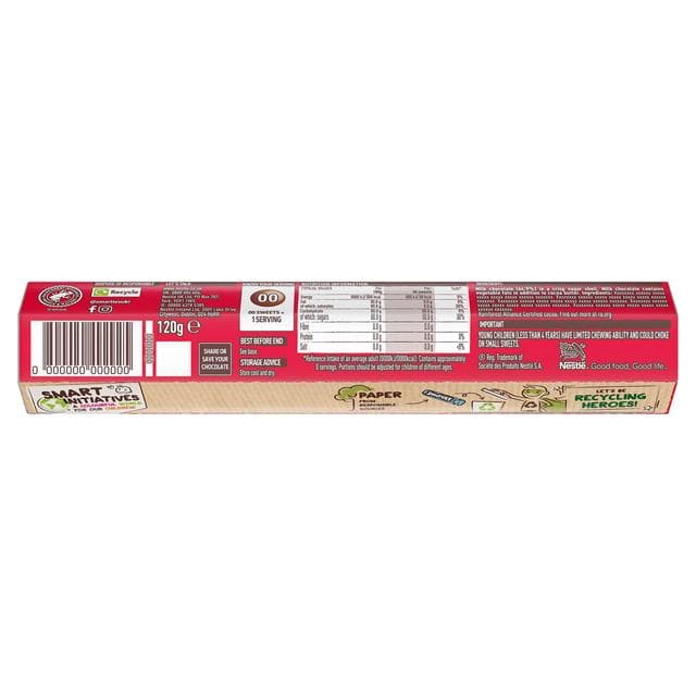 Smarties 120g Reindeer Drops Milk Chocolate Giant Tube - gallery image 3