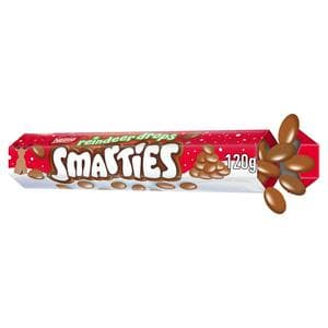 Smarties 120g Reindeer Drops Milk Chocolate Giant Tube