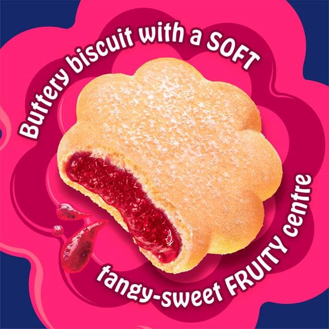 McVitie's Jammys 136.5g Raspberry Flavour Biscuits - gallery image 2