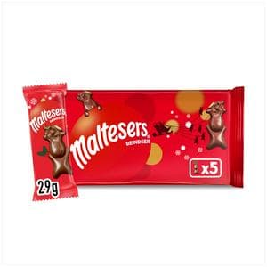 Maltesers 5 x 29g Reindeers Multipack Chocolate Bars