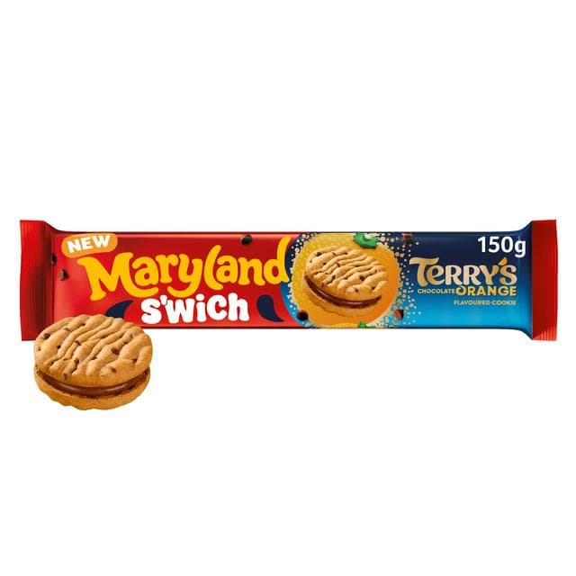 Maryland S'Wich 150g Terry's Chocolate Orange Flavoured Cookies - gallery image 1