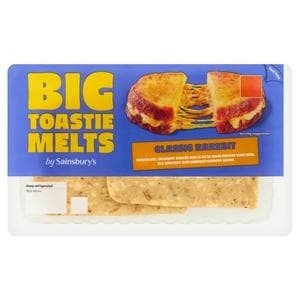 Sainsbury's 2 x Rarebit Toastie Cheese Slice Melts 140g