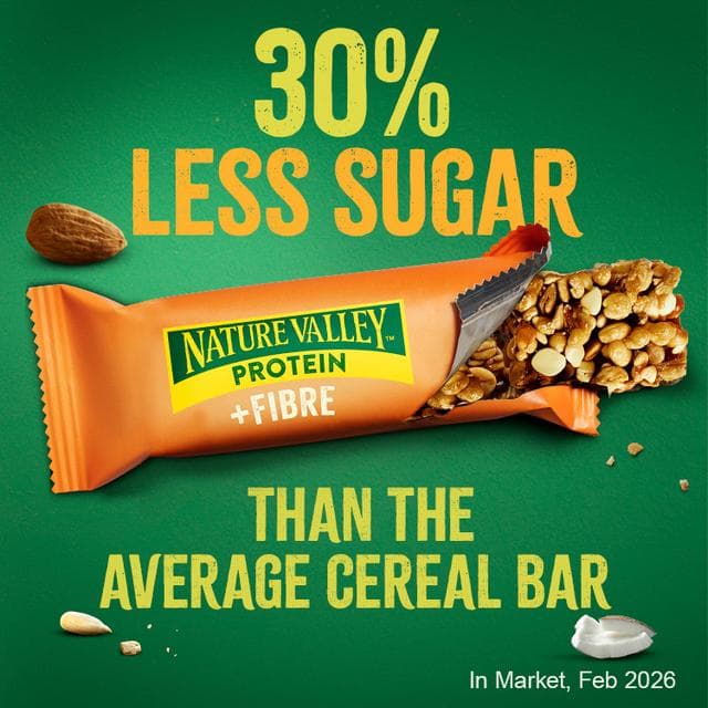 Nature Valley 4 x 36g Protein + Fibre Coconut & Almond Flavour Bars - gallery image 4