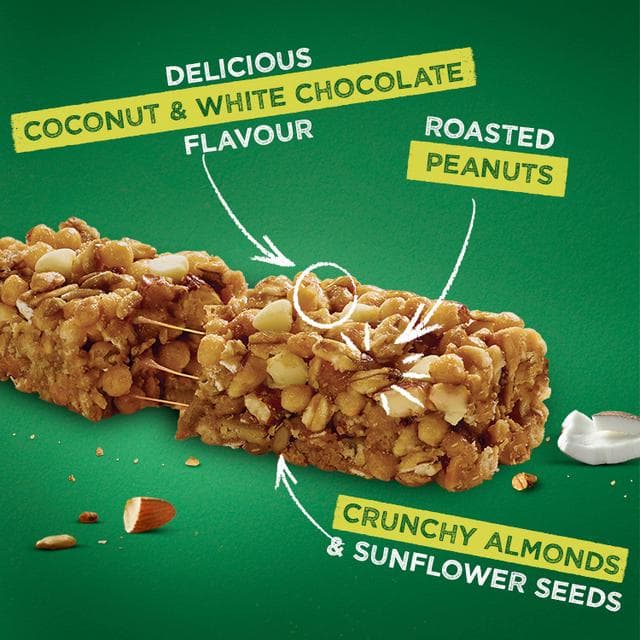 Nature Valley 4 x 36g Protein + Fibre Coconut & Almond Flavour Bars - gallery image 5