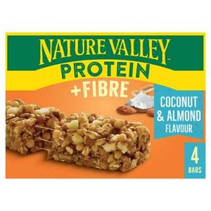 Nature Valley 4 x 36g Protein + Fibre Coconut & Almond Flavour Bars