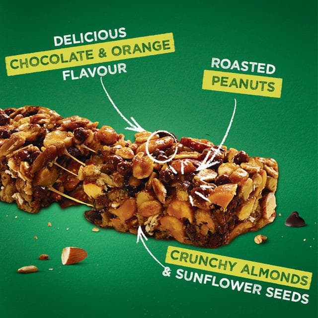 Nature Valley 4 x 36g Protein + Fibre Chocolate & Orange Flavour Bars - gallery image 3