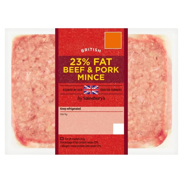 Sainsbury's 500g Beef & Pork Mince - gallery image 1
