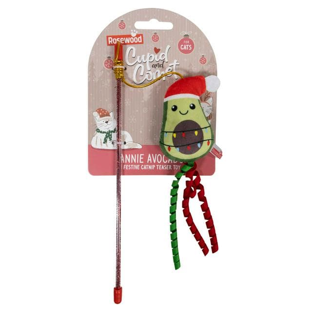 Rosewood Cupid & Comet Annie Avocado Cat Toy - gallery image 1