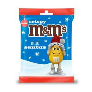 M&M's 55g Christmas Mini Santa Chocolate Bag