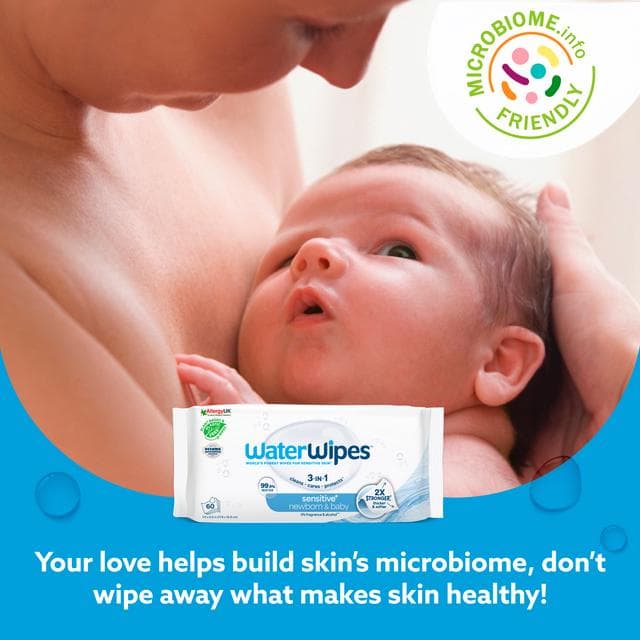 WaterWipes Sensitive+ 720 x Unscented Newborn & Baby Wipes - gallery image 3