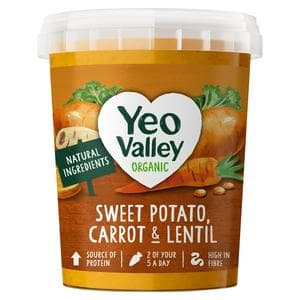 Yeo Valley Organic 400g Sweet Potato, Carrot & Lentil Soup