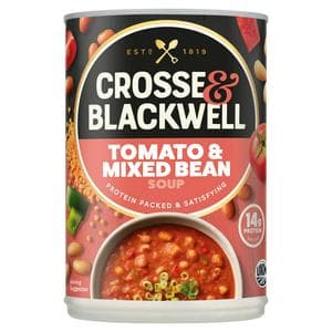Crosse & Blackwell 400g Tomato & Mixed Bean Soup
