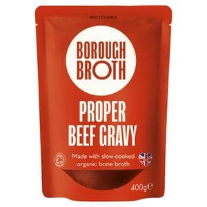 Borough Broth 400g Proper Beef Organic Bone Broth Gravy