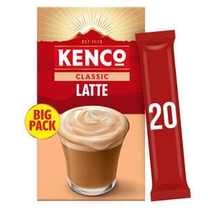 Kenco 20 x Classic Latte Instant Coffee Sachets