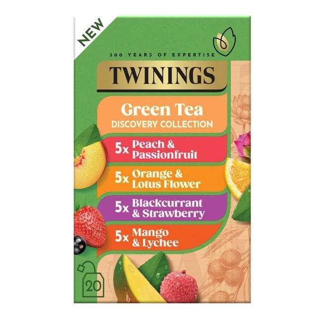 Twinings 20 x Green Tea Discovery Collection Tea Bags 35g - gallery image 1