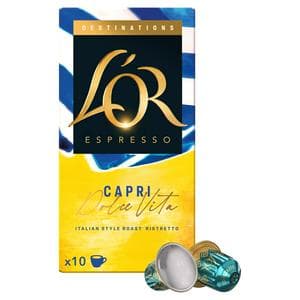 L'OR Espresso Destinations Capri 10 x 52g Intensity Coffee Pods