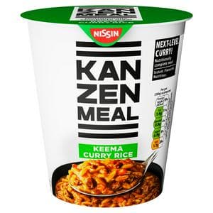 Nissin Kanzen Meal 107g Nutritionally Complete Instant Keema Curry Rice Pot