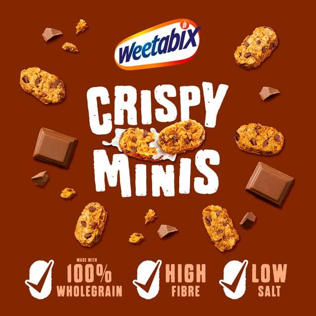 Weetabix Crispy Minis 850g Chocolate Chip Breakfast Cereal - gallery image 3