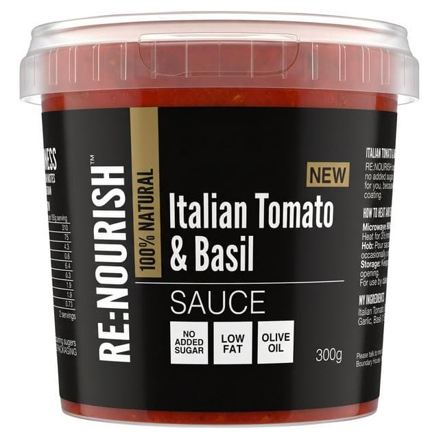 Re:Nourish 300g Italian Tomato & Basil Sauce - gallery image 1