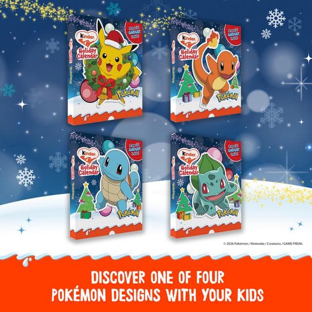 Kinder 198g Pokémon Holiday Calendar - gallery image 2