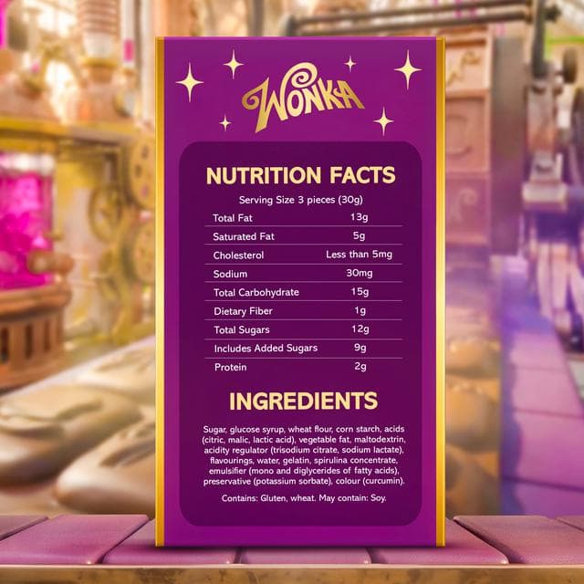 Wonka 90g Purplypurple Milk Chocolate & Caramel Flavour Block - gallery image 6