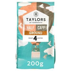 Taylors of Harrogate 200g Half Caff Ground Coffee