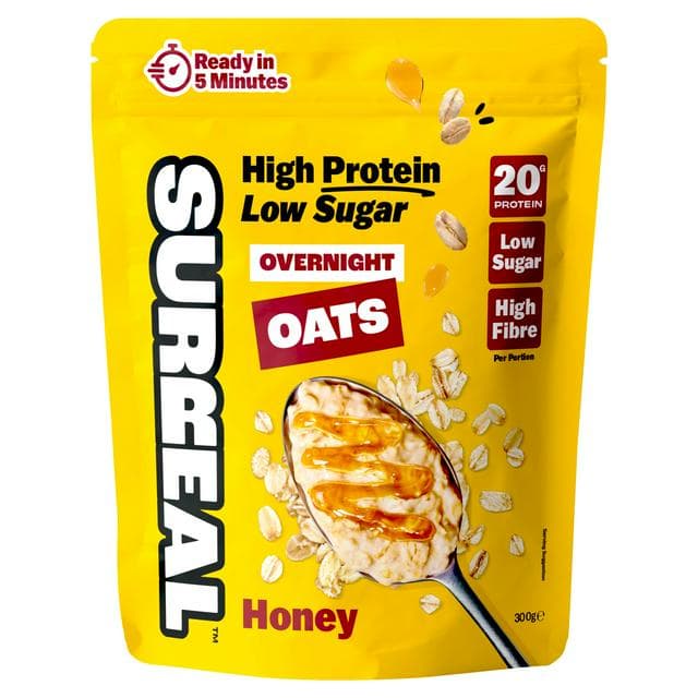 Surreal 300g High Protein Honey Overnight Oats - gallery image 1
