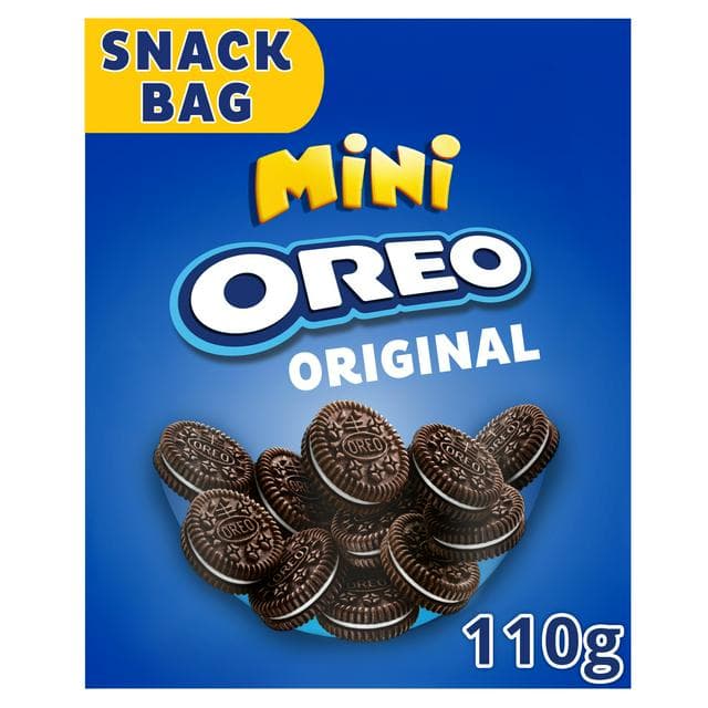 Oreo Mini 110g Crunchy Sandwich Cookies - gallery image 1