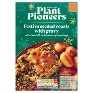 Plant Pioneers 320g Festive Seeded Roasts with Gravy
