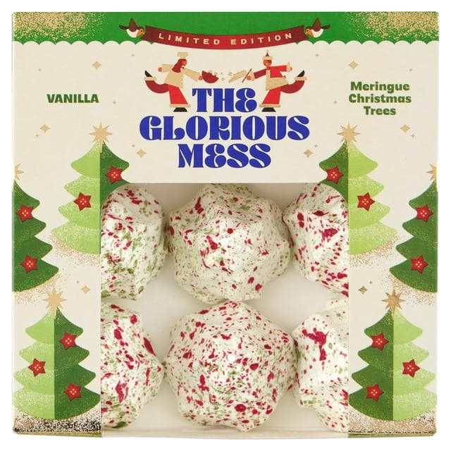 The Glorious Mess 45g Vanilla Christmas Meringues - gallery image 1