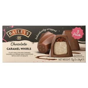 Baileys 3 x 24g Chocolate Caramel Whirls