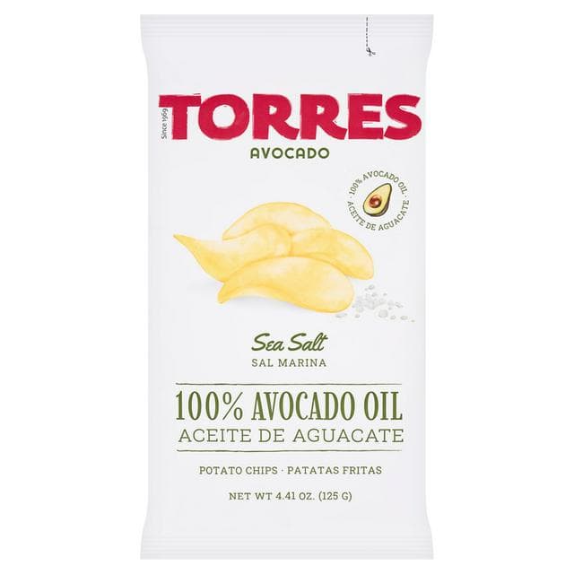 Torres 125g 100% Avocado Oil Sea Salt Potato Chips - gallery image 1
