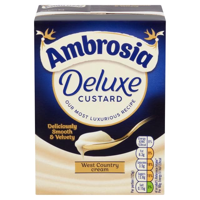 Ambrosia 750g Deluxe Custard Dessert Carton - gallery image 2
