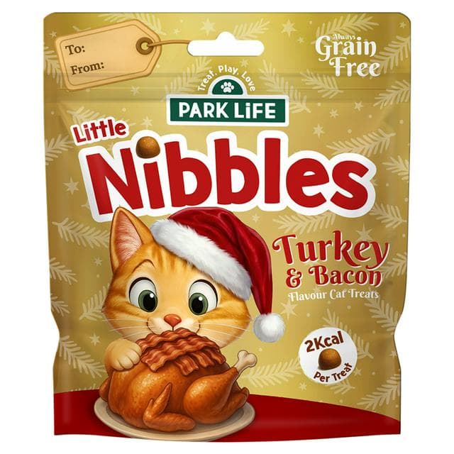 Park Life Little Nibbles Turkey & Bacon Flavour Cat Treats - gallery image 1
