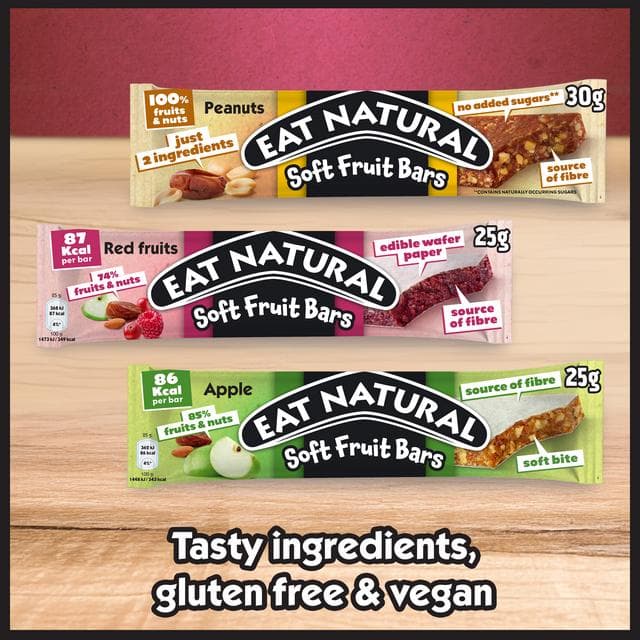 Eat Natural 4 x 25g Red Fruits Multipack Soft Fruit Bars - gallery image 6