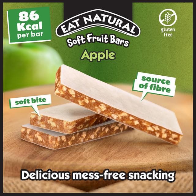 Eat Natural 4 x 25g Apple Multipack Soft Fruit Bars - gallery image 2