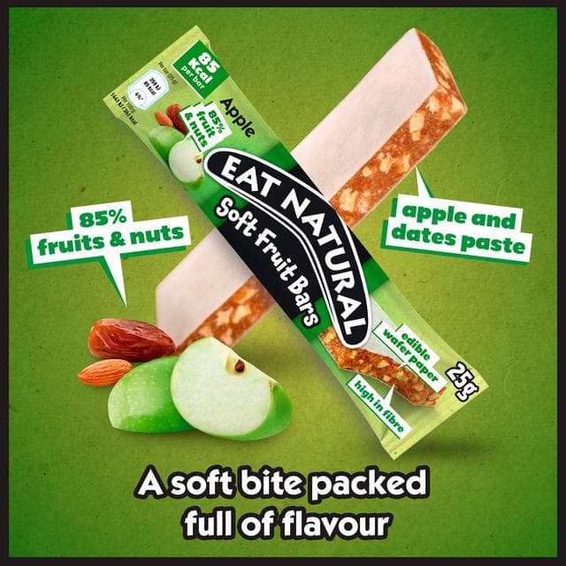 Eat Natural 4 x 25g Apple Multipack Soft Fruit Bars - gallery image 3