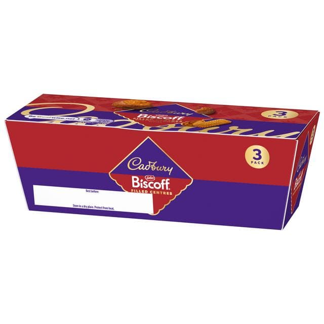 Cadbury Biscoff 3 x Filled Centres Chocolate 100.5g - gallery image 3