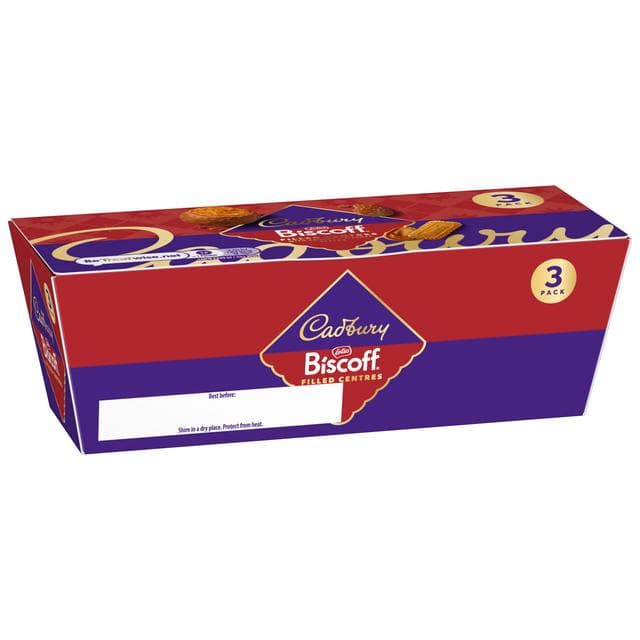 Cadbury Biscoff 3 x Filled Centres Chocolate 100.5g - gallery image 4