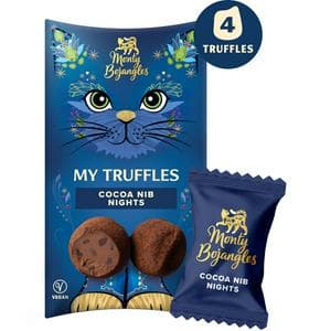 Monty Bojangles 4 x Cocoa Nib Nights Chocolate Truffles