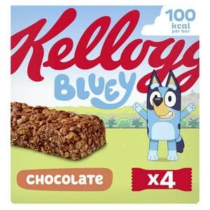 Kellogg's Bluey 4 x 25g Chocolate Multigrain Multipack Snack Bars