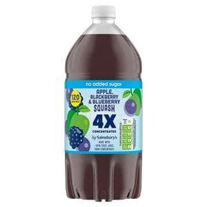 Sainsbury's 1.5L Apple, Blackberry & Blueberry Squash