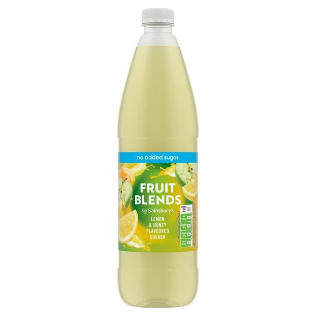 Sainsbury's 1L Lemon & Honey Flavoured Squash Fruit Blends - gallery image 1